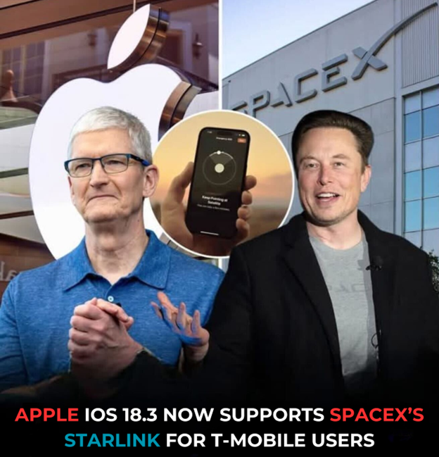 Tim Cook with Apple and Elon Musk with SpaceX